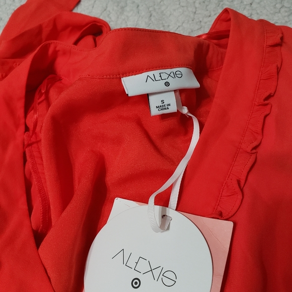 Alexis X Target Angel Sleeve Tiered Ruffle Dress - Small - Picture 6 of 6